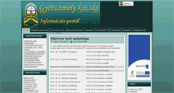 Desktop Screenshot of gyorzamoly.hu