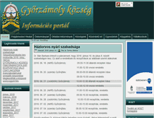 Tablet Screenshot of gyorzamoly.hu
